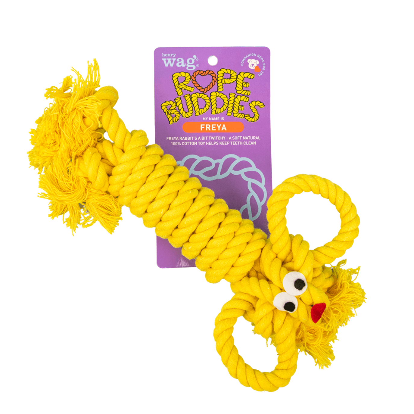 Henry Wag Rope Buddy Dog Toy Travel Companion