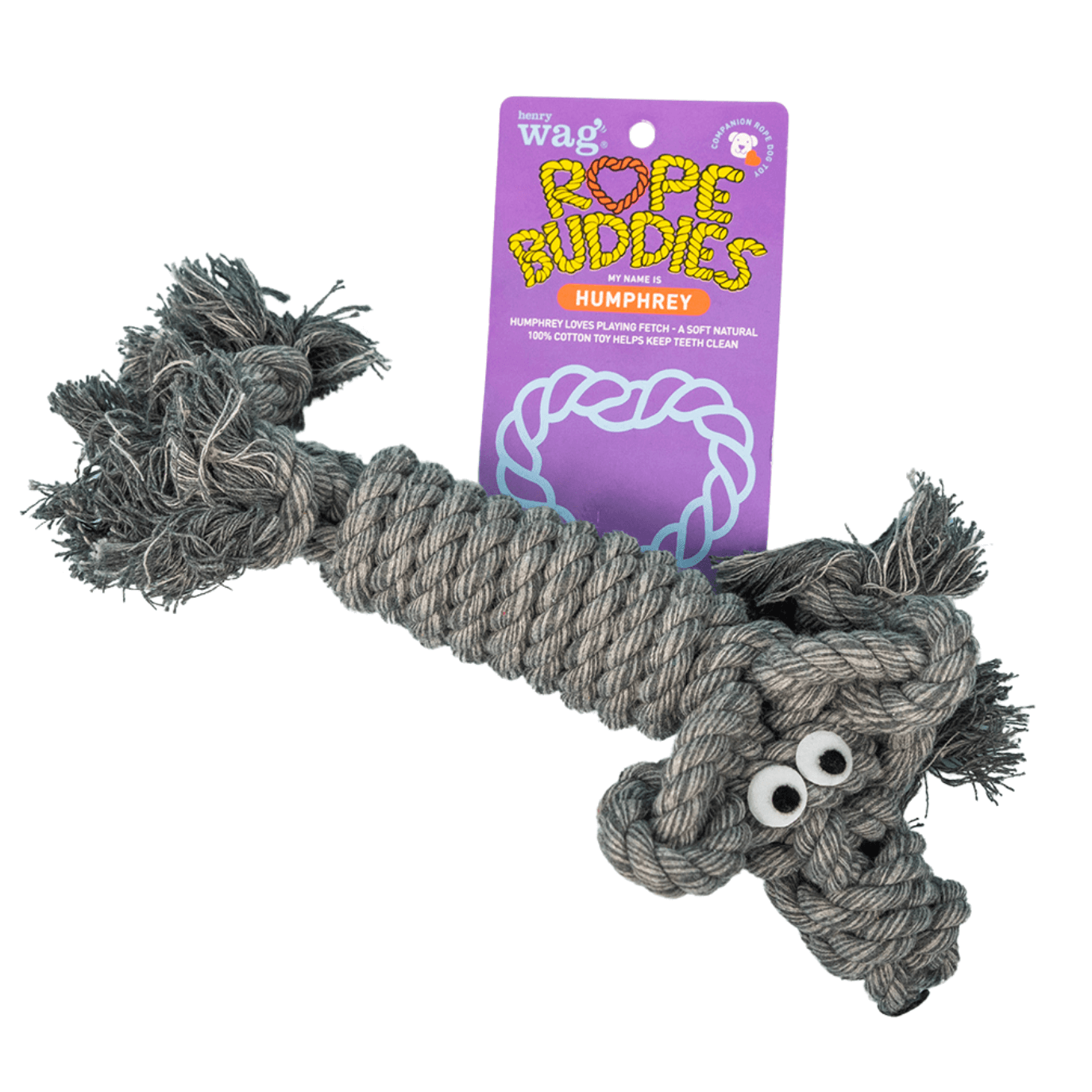 Henry Wag Rope Buddy Dog Toy Travel Companion