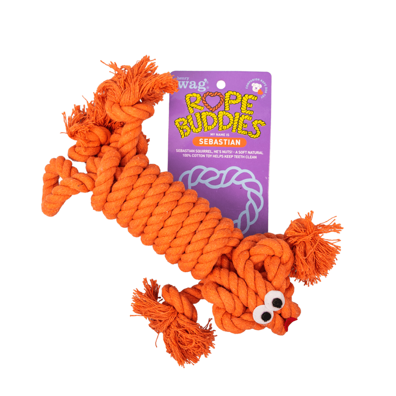 Henry Wag Rope Buddy Dog Toy Travel Companion