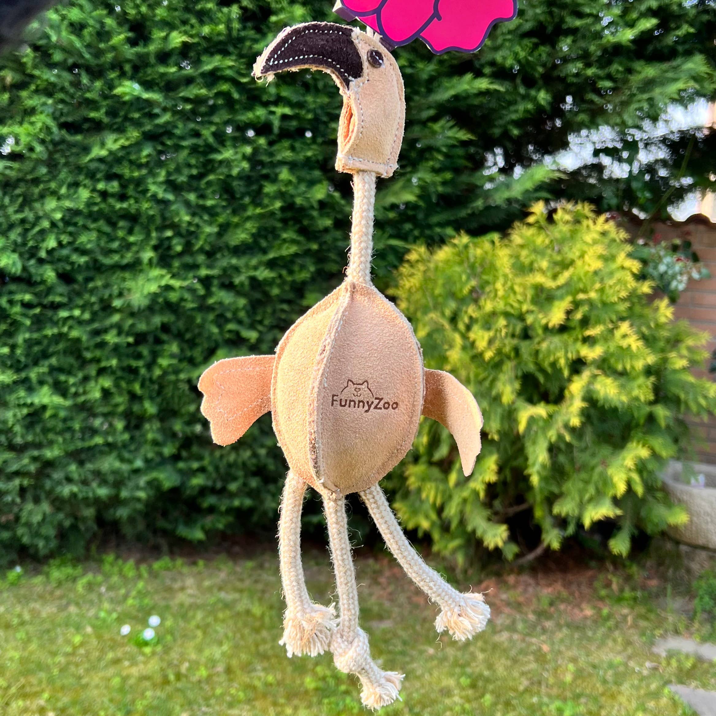 Natural toy for Dogs Flamingo