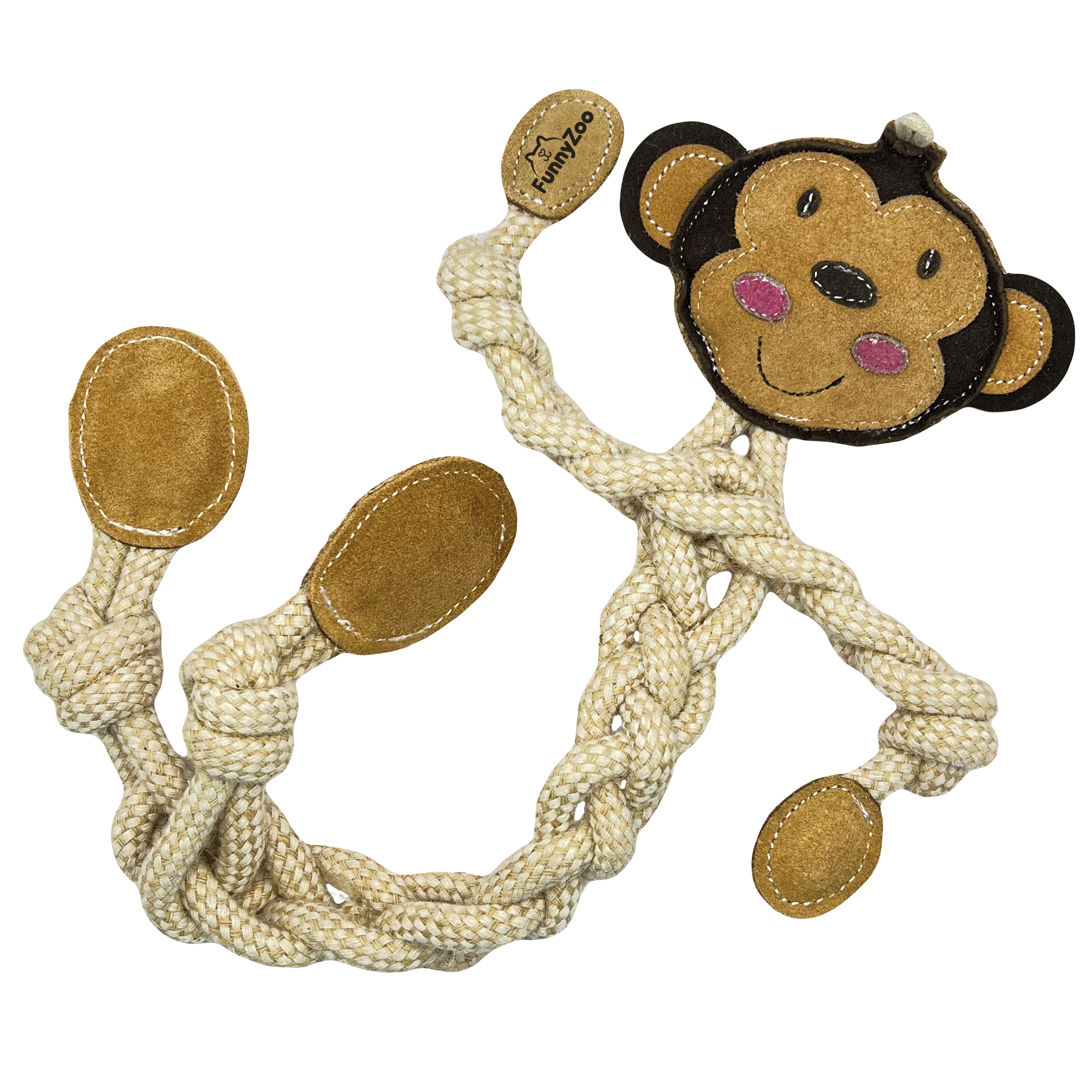 Natural toy for dogs Rope MONKEY