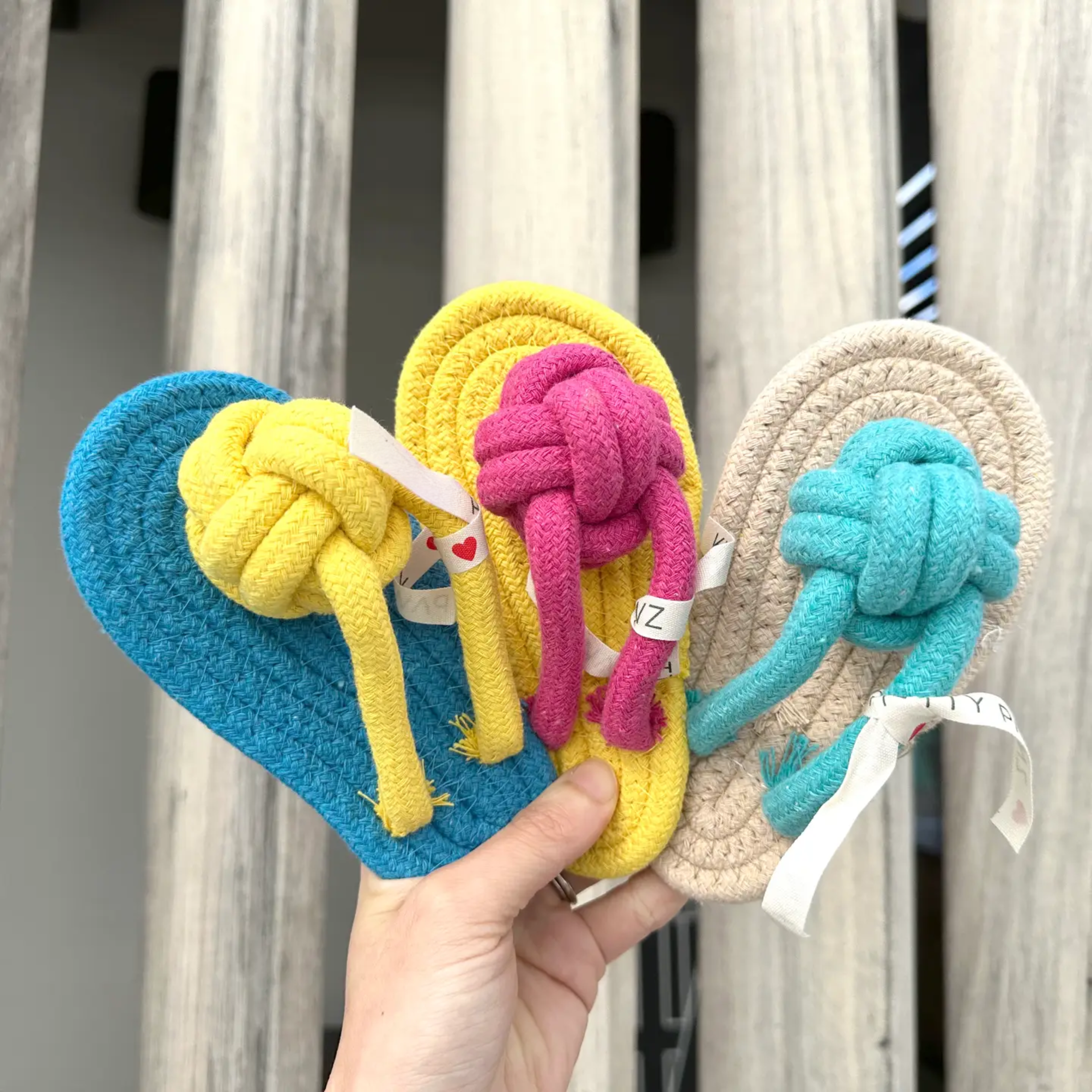 New Design:  Slipper Rope Toys