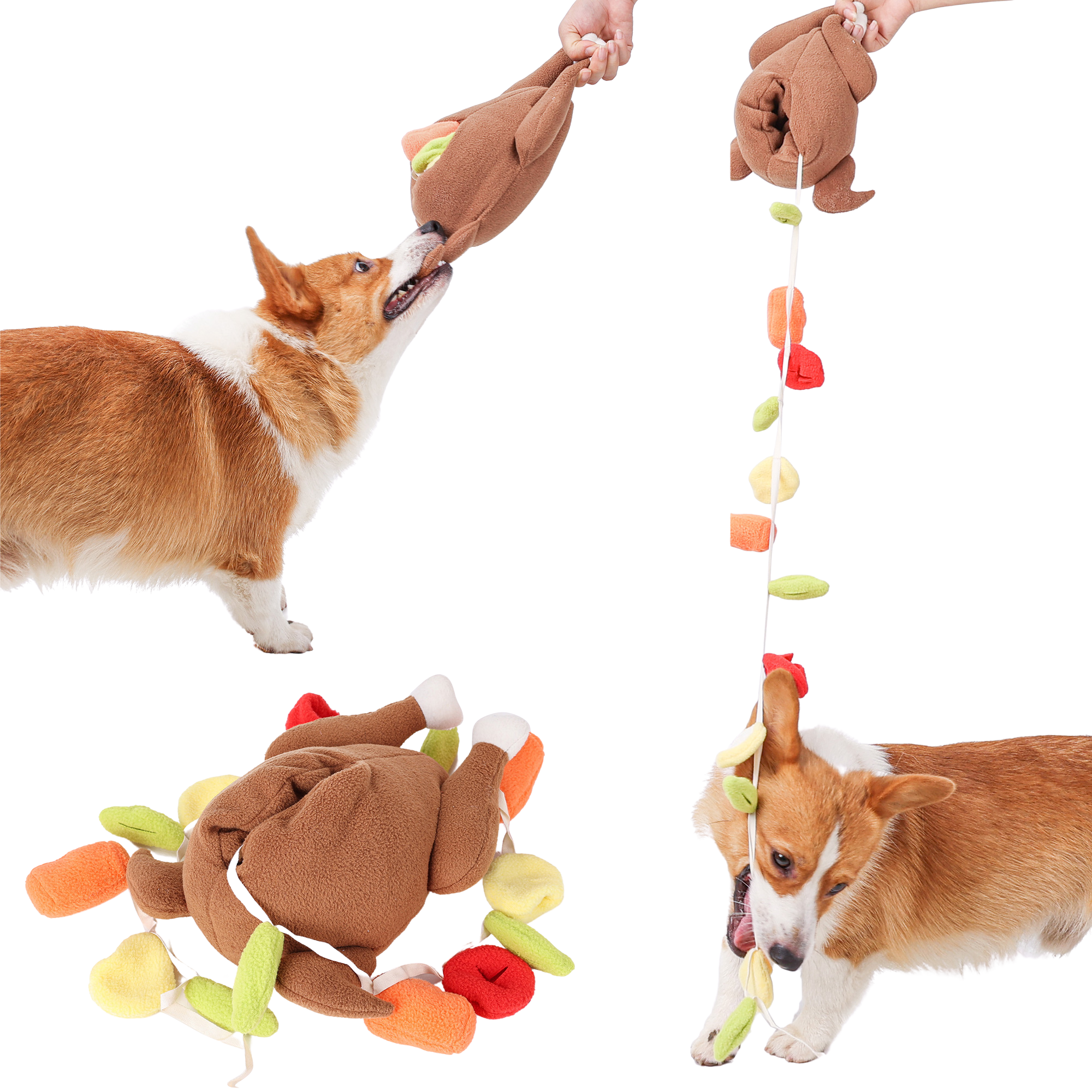 Snuffle Turkey - Interactive Dog Toy