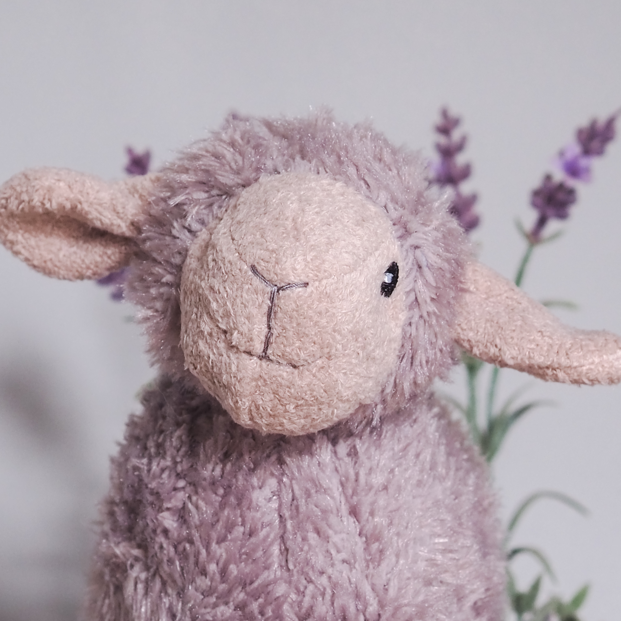 Squeaky Plush Luca Lamb Dog Toy