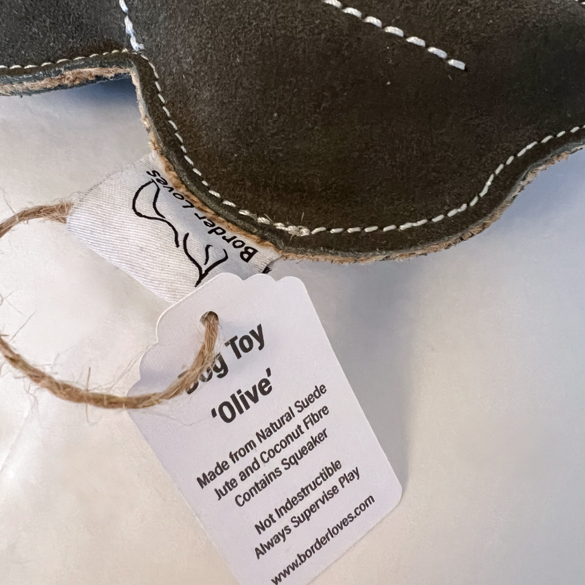 Squeaky Suede Squirrel Dog Toy
