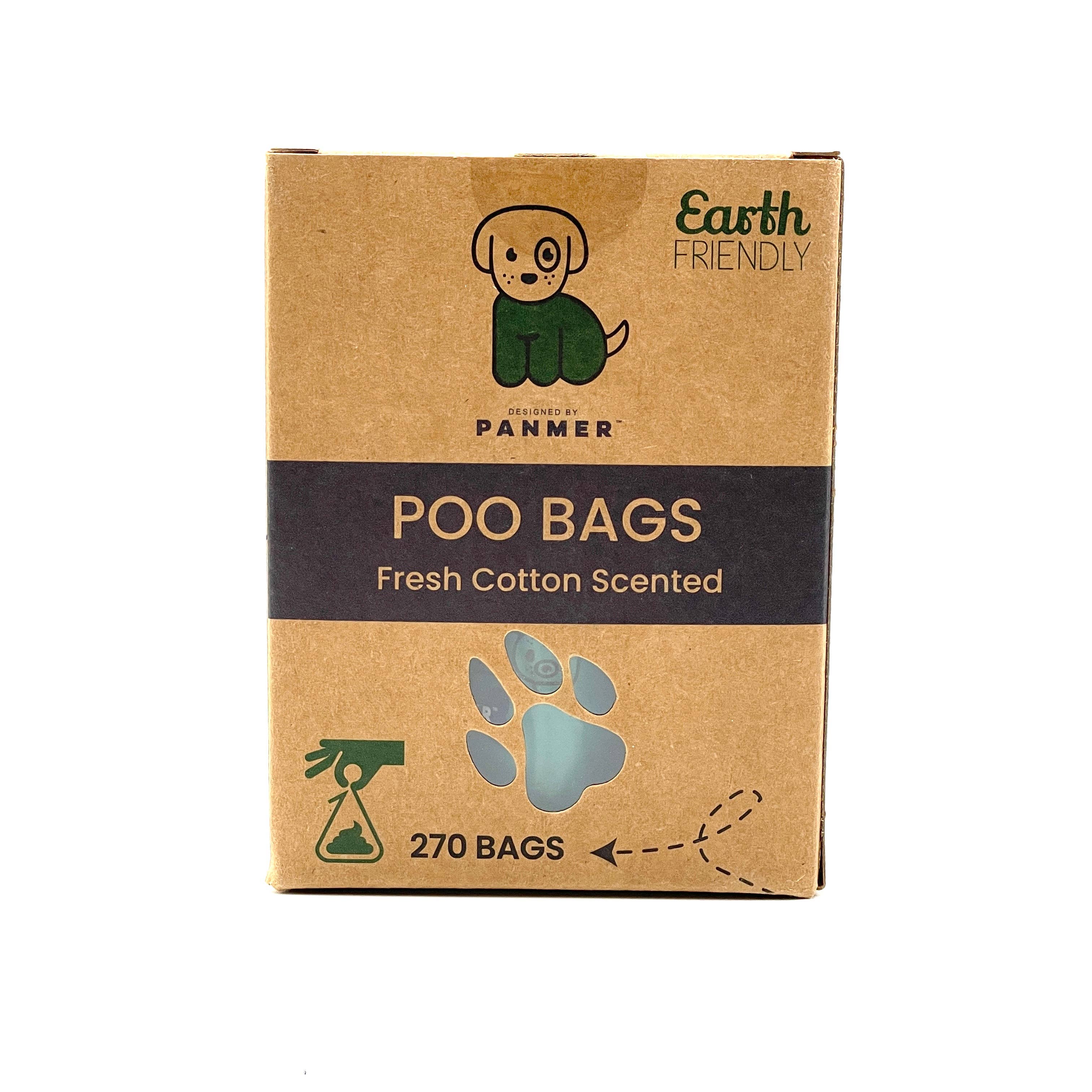 Dog Poo Bags on Rolls Fresh Cotton Scented 270 Bags