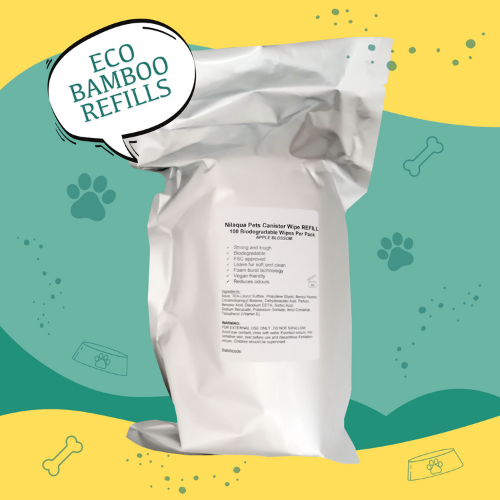 Eco Refill – Biodegradable Pet Wipes 100pk (Case of 6)
