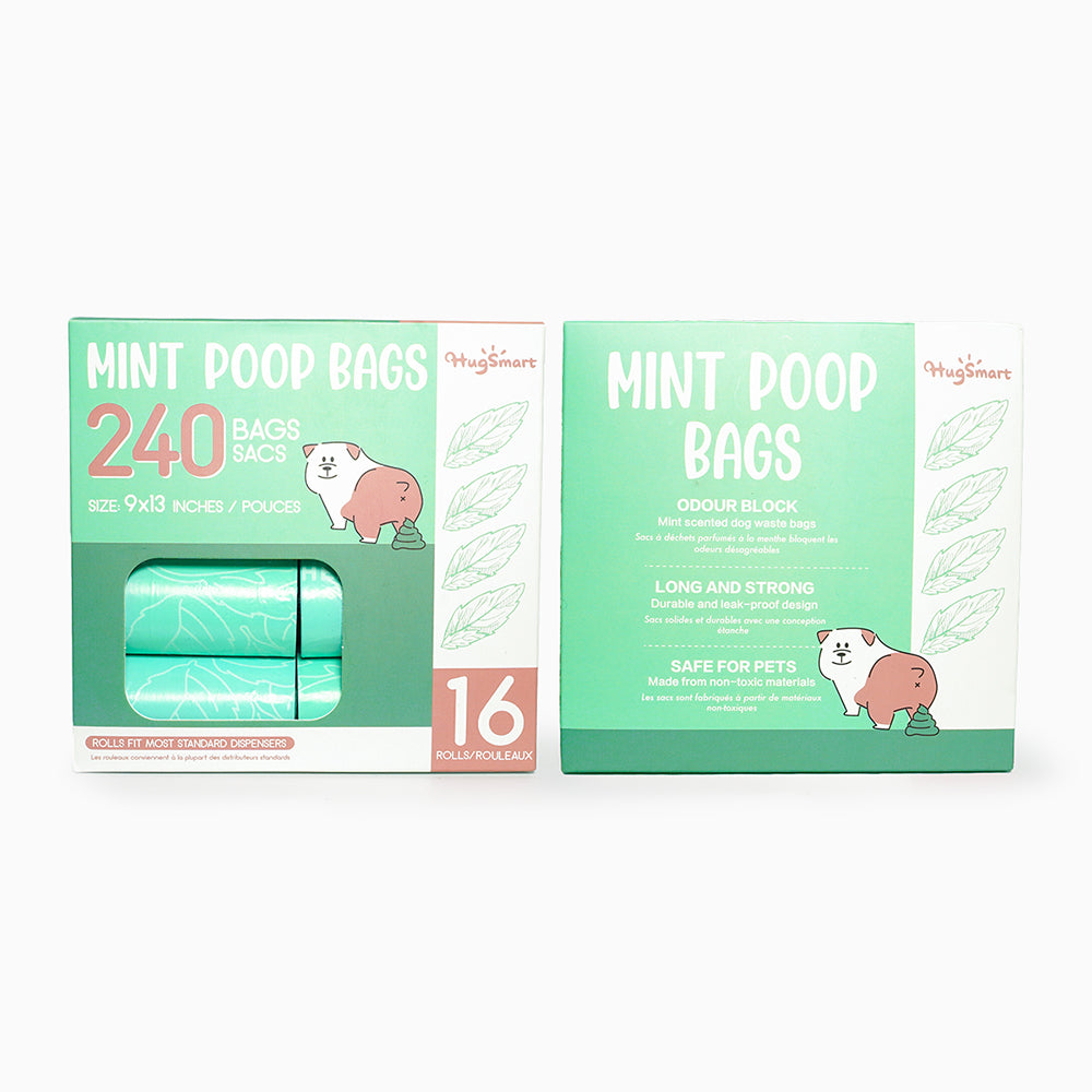 Poop Bags – Mint Poop Bags 16 Rolls - 240 Bags