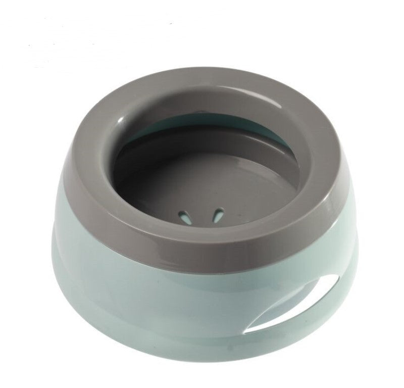 No Spill Dog Water Bowl Gray